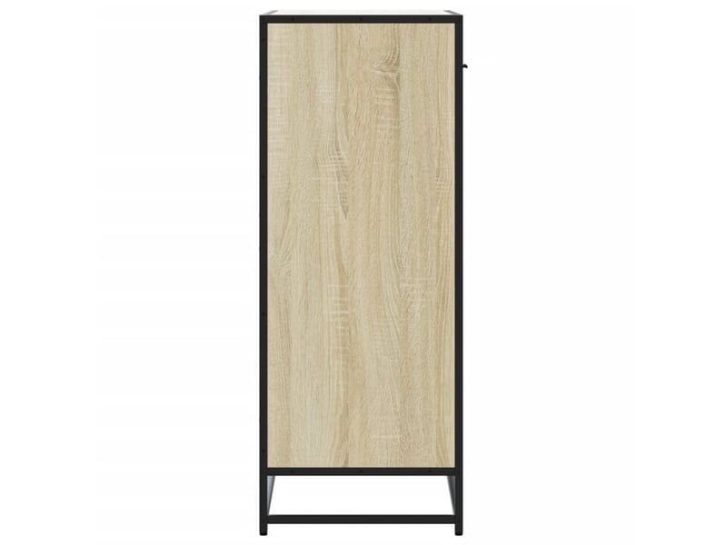  Meuble à chaussure, armoire à chaussures chêne sonoma bois d'ingénierie et métal shl7581  - Conforama E