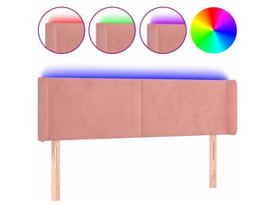 Tete de lit A poser largeur 147 cm rose