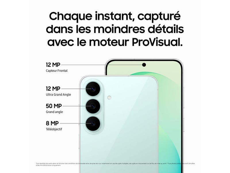  Smartphone 5g galaxy fe 6,7 dual sim 8 go 512 go vert android 17 SM-S741BLGIEUB - Conforama E