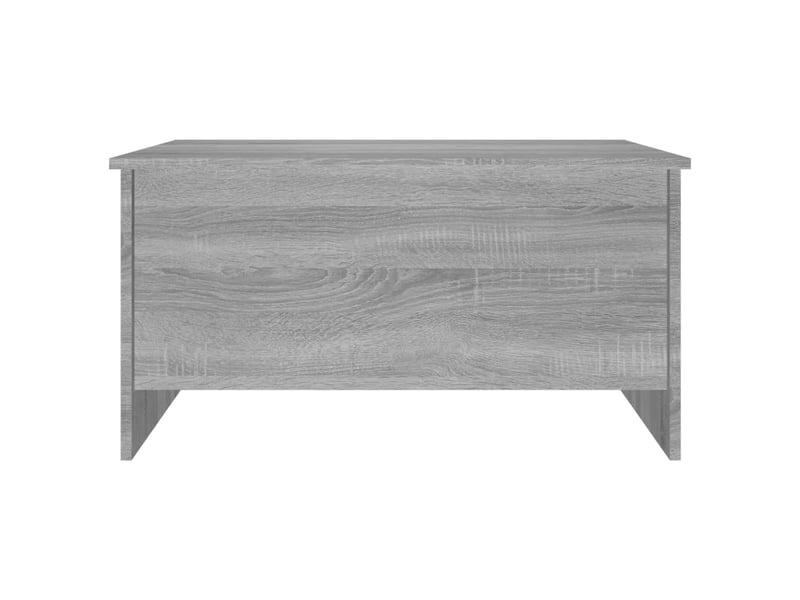  Table basse rectangulaire | table de salon sonoma gris 80x55,5x41,5 cm bois d'ingénierie  - Conforama D