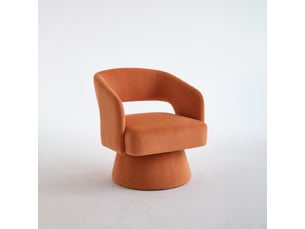 Fauteuil fixe  <strong></strong> Tissu orange