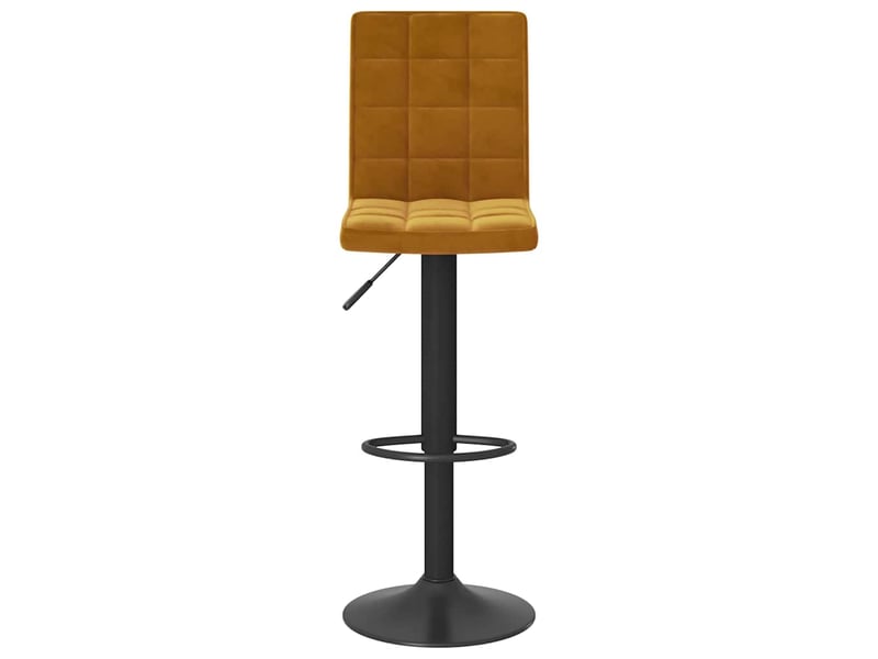  Lot de 2 tabouret de bar, chaise de bar marron velours shl87709  - Conforama D