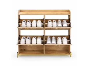 Meuble à chaussures 12 paire(s)  LPOSPI   coloris bois clair