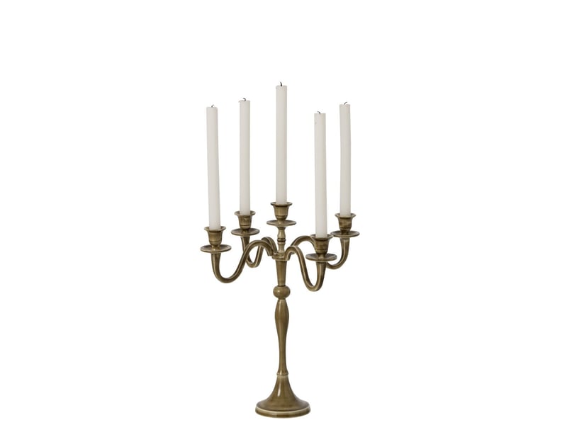 Chandelier 5 branches colette 42cm vert olive  - Conforama B