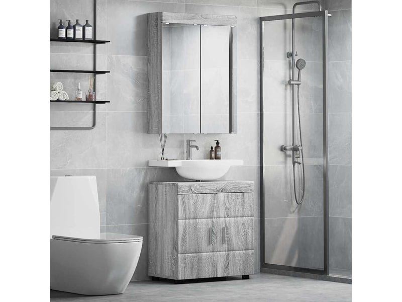 Ensemble de mobilier de salle de bain tulum 2 pièces cf64714 - Conforama B