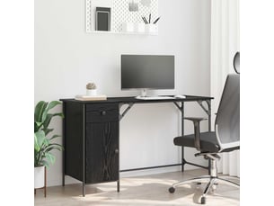 Bureau gaming   131 cm coloris noir