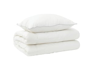 Ensemble de couette et d'oreiller 2 pcs - duvet 150x200 cm 4 saisons