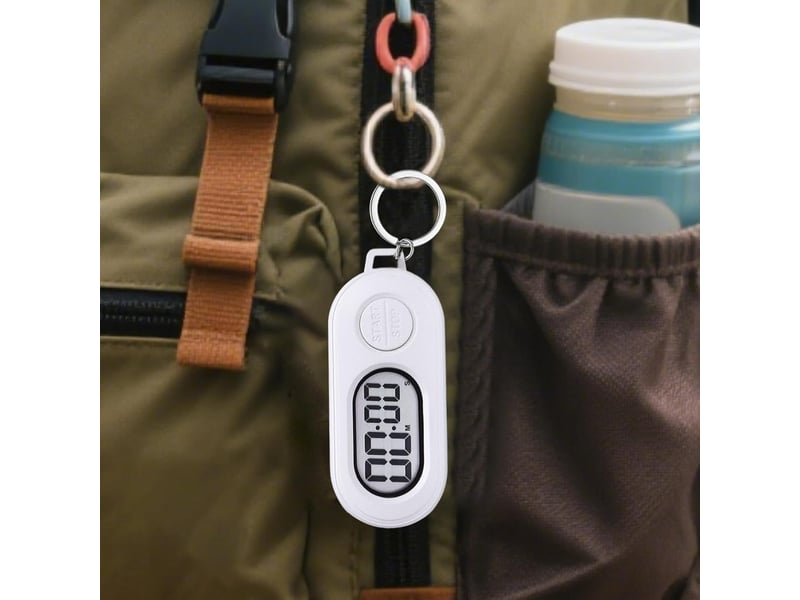  Lot de 2porte-clés avec minuterie d'arrêt portable, petit minuteur de sport, horloge numérique à écran lcd none - Conforama D
