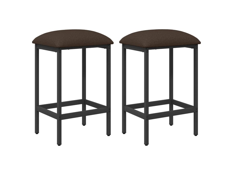 Lot de 2 tabouret de bar, chaise de bar taupe 40x32x74 cm bois d'ingénierie shl74774 - Conforama A