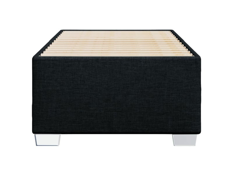  Lit simple- lit adulte -  cadre de lit sans matelas noir 80x200 cm tissu  - Conforama C