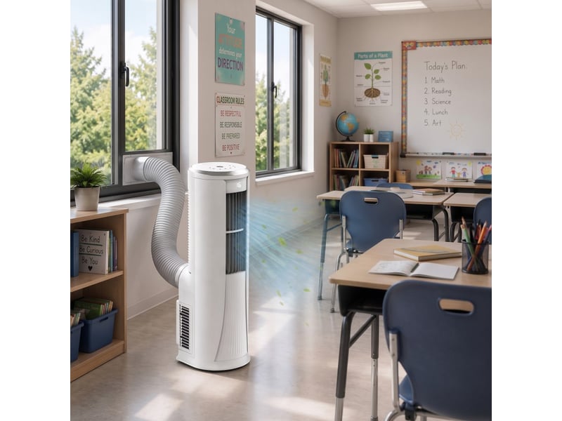  Radiola - rad pac16k - climatiseur mobile réversible wifi - 16000 btu - 4 en 1 - 40 m²  - Conforama D