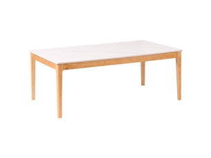 Table basse bonney marbre blanc