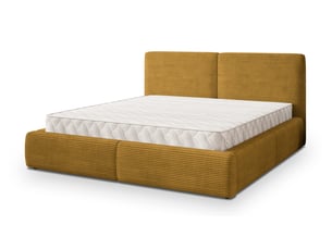 Lit coffre 120x200cm MASSENO   coloris jaune