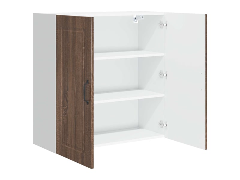  Armoire de cuisine chêne brun 80x31x80cm bois d'ingénierie shl4853  - Conforama E