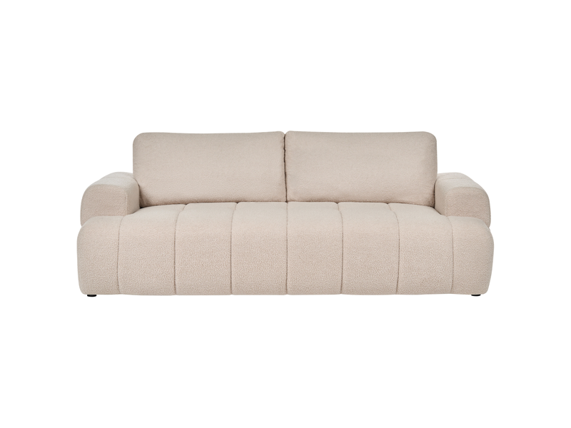  Ensemble de salon 5 places narilla bouclé beige  - Conforama E