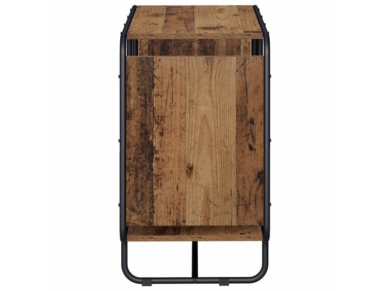  Buffet salon, buffet de rangement bois ancien 80x37,5x64,5 cm bois d'ingénierie  - Conforama D