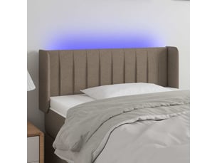 Tete de lit A poser largeur 93 cm taupe