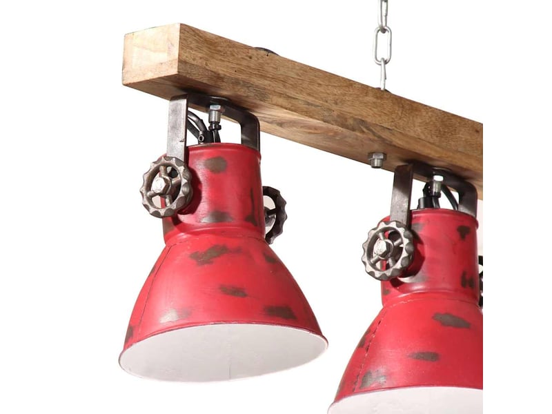  Plafonnier, lampe plafond 25 w rouge délavé 90x24x111 cm e27  - Conforama D
