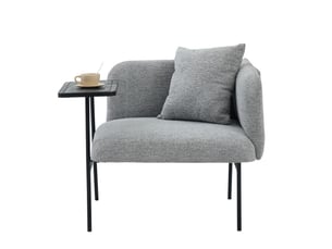Pouf / repose pied   gris