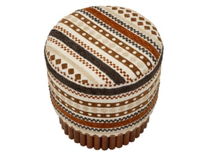 Pouf / repose pied   multicolore