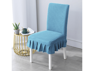 Housse de chaise 1 pièce, pour protéger les chaises, en matière élastique, amovible et lavable, multicolore
