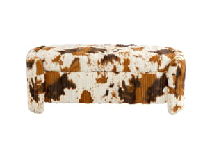 banc-coffre 115cm vache kare design