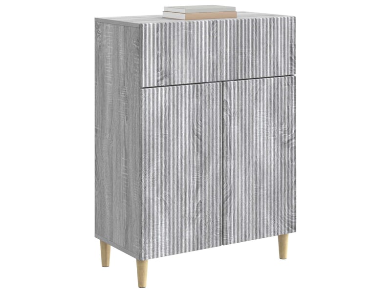  Buffet - bahut - meuble de rangement sonoma gris 66 x 34,5 x 90 cm bois d'ingénierie  - Conforama C