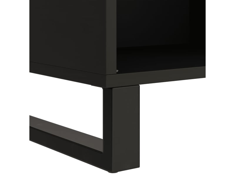  Table de chevet - table latérale 85x33x107 cm bois massif de manguier  - Conforama E