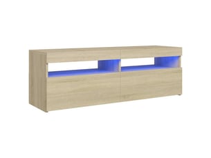 Meuble tv coloris marron 120 cm <strong></strong>  <strong></strong>