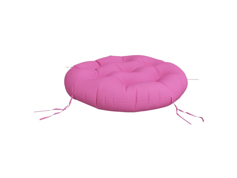  Coussin rond, coussin d'assise rose ø 60 x11 cm tissu oxford cf56627  - Conforama D