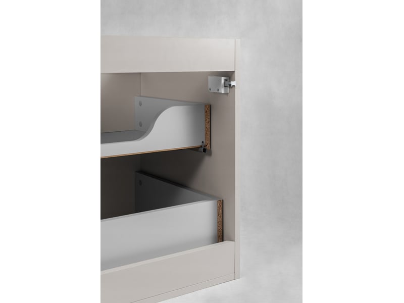  Meuble sous vasque suspendu bello cachemire 80 cm  - Conforama E