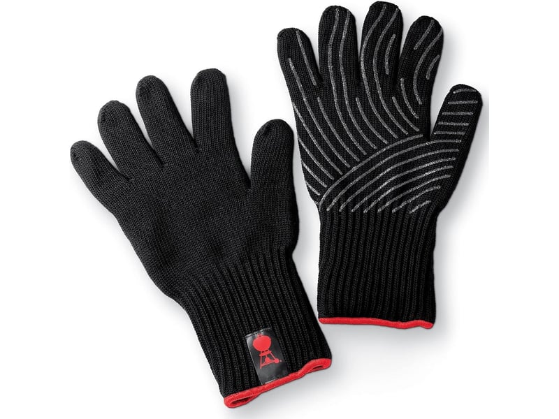  Gants de barbecue premium 1 paire noir avec picots en silicone  - Conforama A