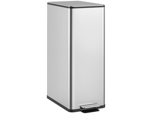 Poubelle de cuisine à pédale 20l en acier inoxydable 21,5x37,2x57 cm