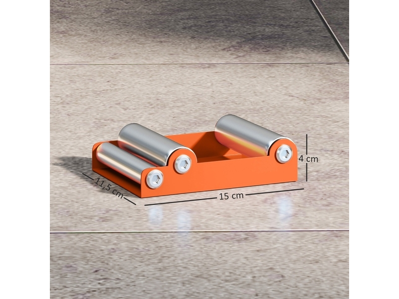  Support à rouleaux moto 15x11,5x4 cm – orange – nettoyage des roues et entretien de chaîne compact  - Conforama C