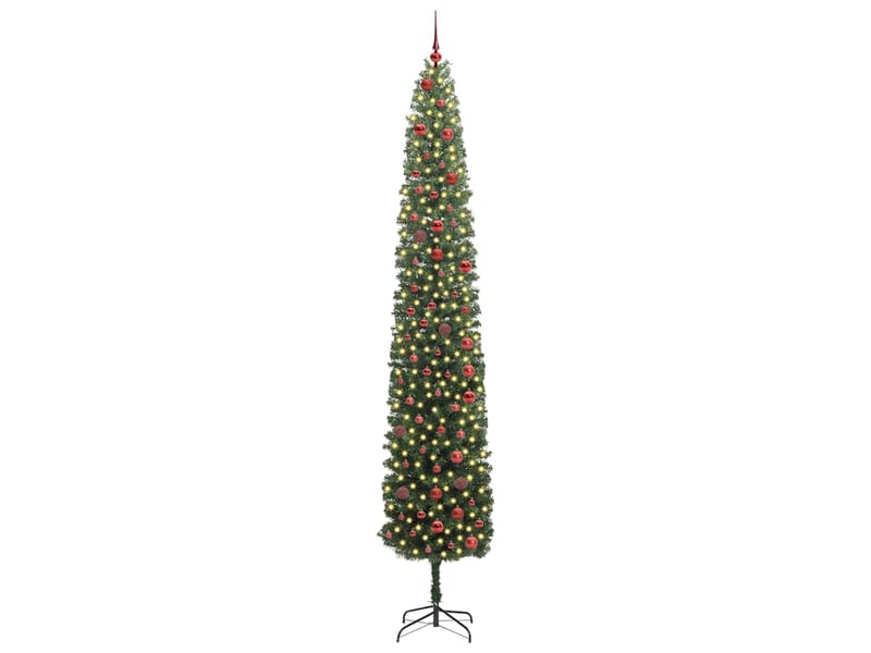  Sapin de noël - arbre de noël artificiel vert 300 cm pvc et acier et plastique  - Conforama A