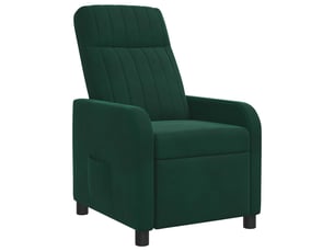 Fauteuil relax manuel VIDAXL  Velours vert