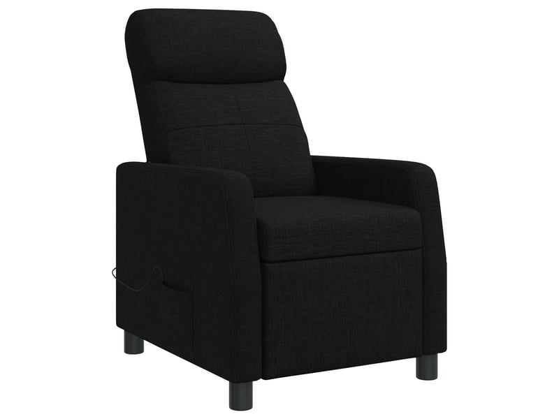  Vidaxl fauteuil de massage inclinable noir tissu  - Conforama E