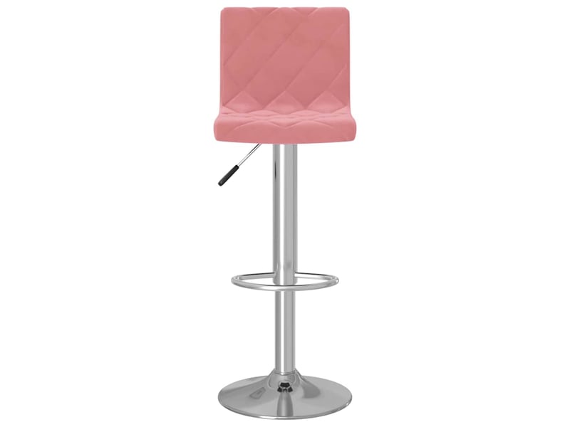  Lot de 2 tabouret de bar, chaise de bar rose velours shl39497  - Conforama D