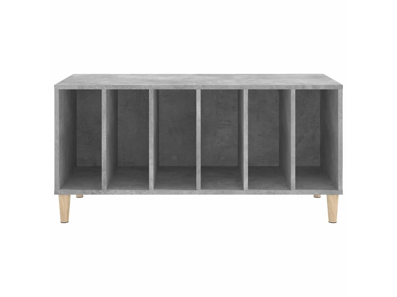  Armoire à disques, armoire de rangement gris béton 100x38x48 cm bois d'ingénierie shl77143  - Conforama E