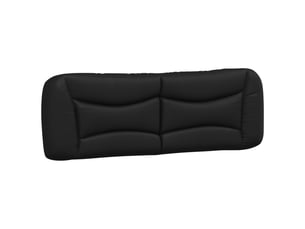Coussin de tête de lit hvar noir 153 cm similicuir cf55958