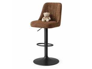 tabouret de bar assise réglable en hauteur <strong>HAVRYA</strong> - bicolore hauteur d'assise 63 cm vendu Par paire