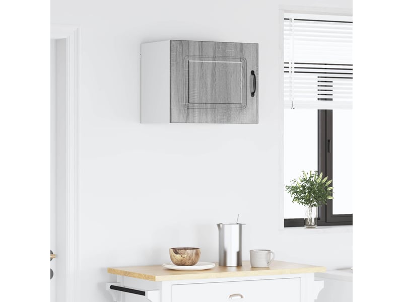  Meuble mural de cuisine | armoire de cuisine gris sonoma 50x31x40cm  - Conforama D