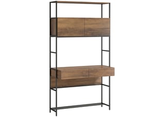 Meuble informatique enfant 100 cm coloris marron