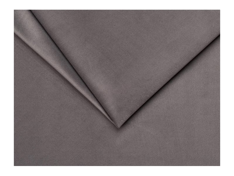 Canapé d'angle réversible miloe 6 places avec accoudoirs en velours - gris MILOE - Conforama C