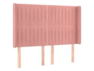 Tete de lit A poser largeur 147 cm rose