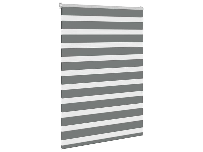  Store zèbre, store de fenêtre gris foncé largeur du tissu 90,9 cm polyester cf48638  - Conforama C