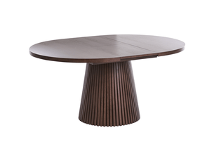 Table de salle à manger extensible moore frêne foncé 120160 cm 120 cm