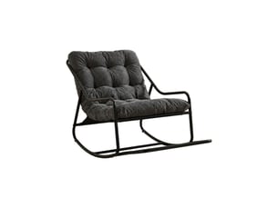 Fauteuil fixe <strong>MAISENTIEL</strong> <strong></strong> Velours côtelé gris vendu A l'unité