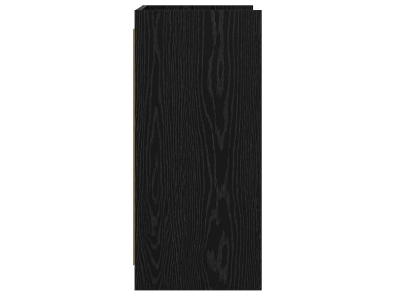  Buffet - bahut - meuble de rangement chêne noir 75 x 36 x 80 cm bois d'ingénierie  - Conforama E