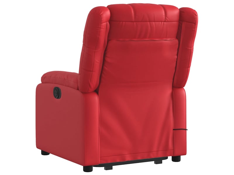  Fauteuil inclinable de massage, fauteuil relax rouge similicuir shl76091  - Conforama E